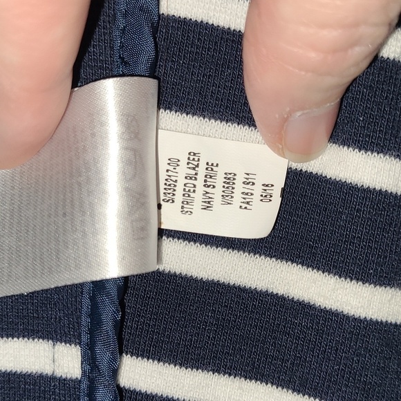 Old Navy one button striped blazer - Picture 5 of 7